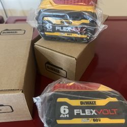 dewalt flexvolt 6 Ah 20/60 volt battery brand new