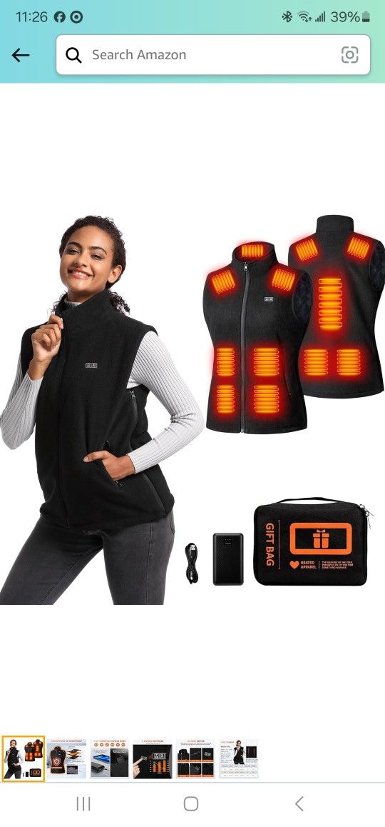heated vest for women

Size Medium 