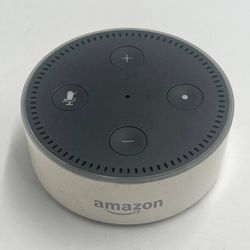 Amazon Echo Dot 1st Gen White Smart Speaker RS03QR Alexa Wi-Fi Tested Works Used