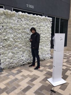 Flower wall rental