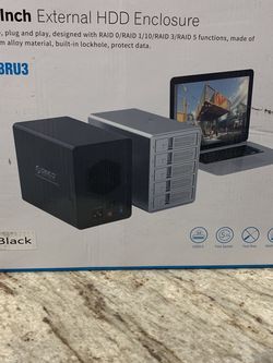 ORICO 3.5 Inch External HDD Enclosure / 9558RU3 ( Black )