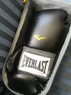 Everlast  BOXING sparring / bag training black gloves