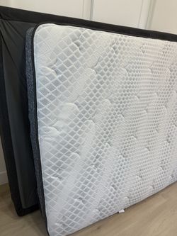Queen Size Mattress and Box Spring Set Crate & Barrel