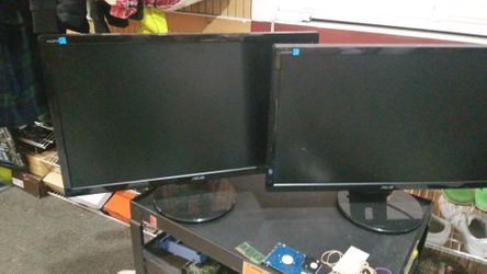 2 asus monitors with hdmi for gaming for $120