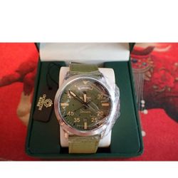 Giorgio Martino Ochstin Automatic Military Olive Green Nylon Band wrist Watch