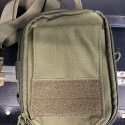 Tactical Small OD  Green Shoulder, Waist Bag 