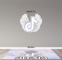 8x8 TikTok Floor Mat