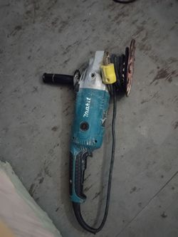 Makita GA7021 7-inch corded angle grinder.