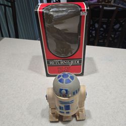 Vintage Star Wars Return of the Jedi R2D2 bank with orginal box