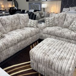 2pc Sofa Bed And Loveseat 🌞🔥👍