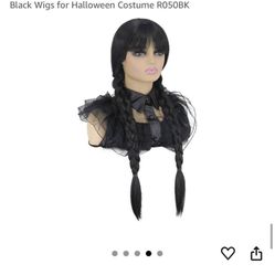 Black Wednesday wig