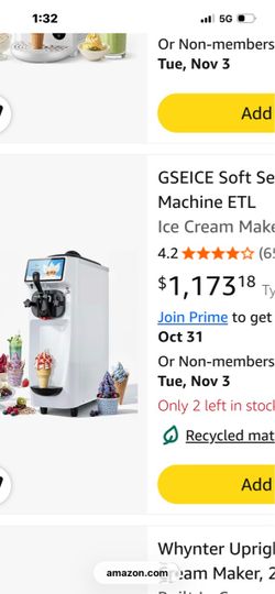 Ice cream machine