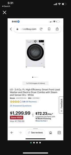 Washer Drier Kitchen Size
