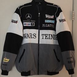 F1 Jacket - ULTRA RARE McLaren Mercedes “West” Racing Jacket – F1 Las Vegas – $500