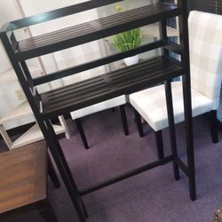 2-Tier Space Saver For Bathroom Extra Storage, Espresso