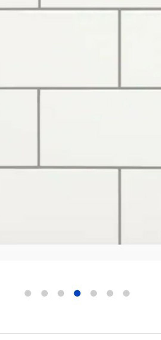 12.5sqft American Olean White Subway Wall Tile 4in x 8in