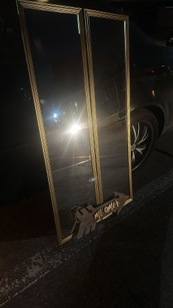 Gold Mirror Set