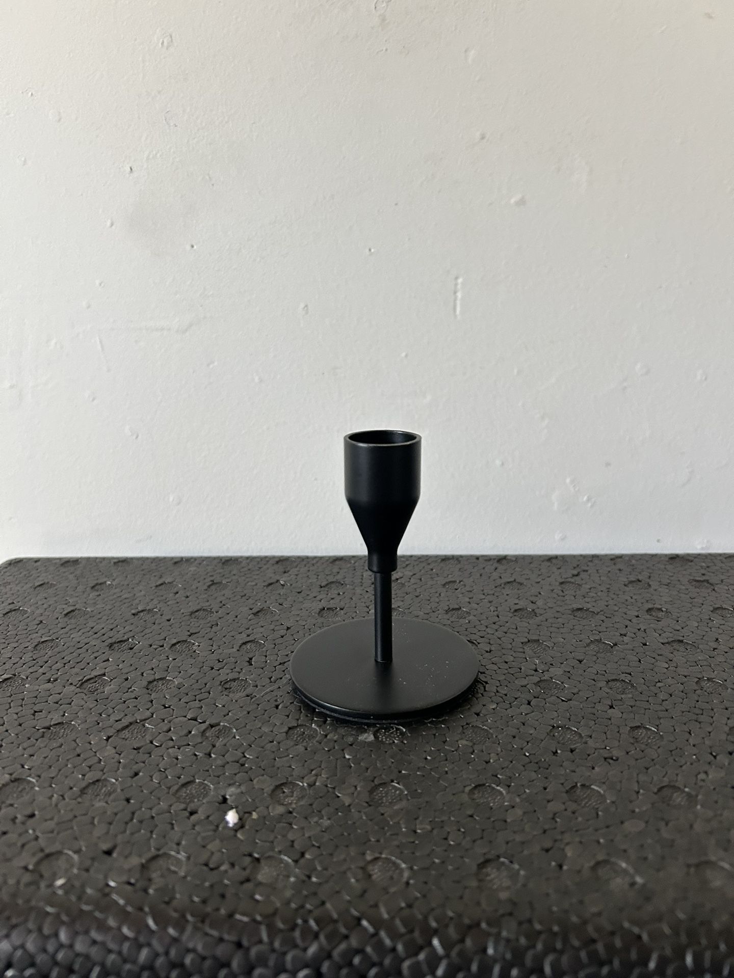 Black Metal Taper Candle Holders