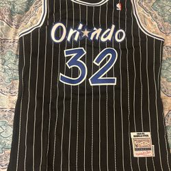 Throwback Black Shaq Orlando MAGICS  Jersey Sz 2XL.  