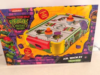 NEW TMNT Mutant Mayhem Tabletop Air Hockey Game