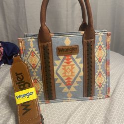 Wrangler southwestern small tote bag