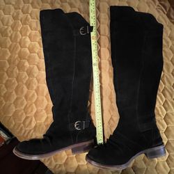 Kensie “Stella” over-the-knee sz 8.5 black suede boots