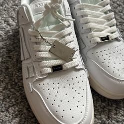 Amiri Skeleton Lows All White Box Missing  Size 10