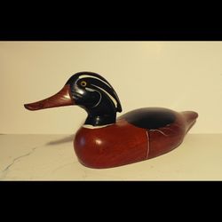 Wood Malard Decoy Duck 