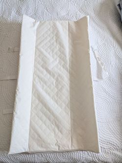 Contoured Baby Changing Pad Waterproof Quilted with Safety Strap