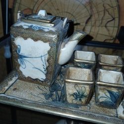 Antique Mini Teapot Set 
