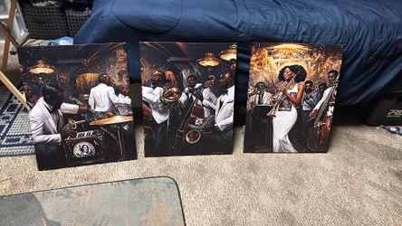 Paintings Of People Playing Music