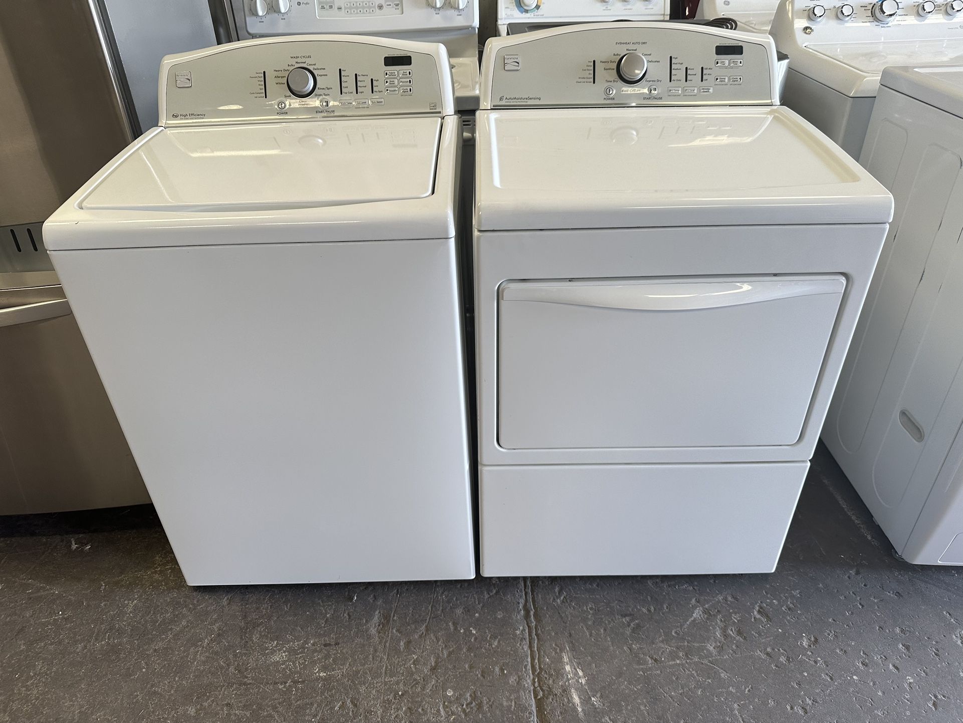 TOPLOAD, KENMORE, HE WASHER, AND ELECTRIC DRYER CAN DELIVER 