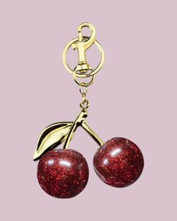 Crystal Cherry pendant Keychain