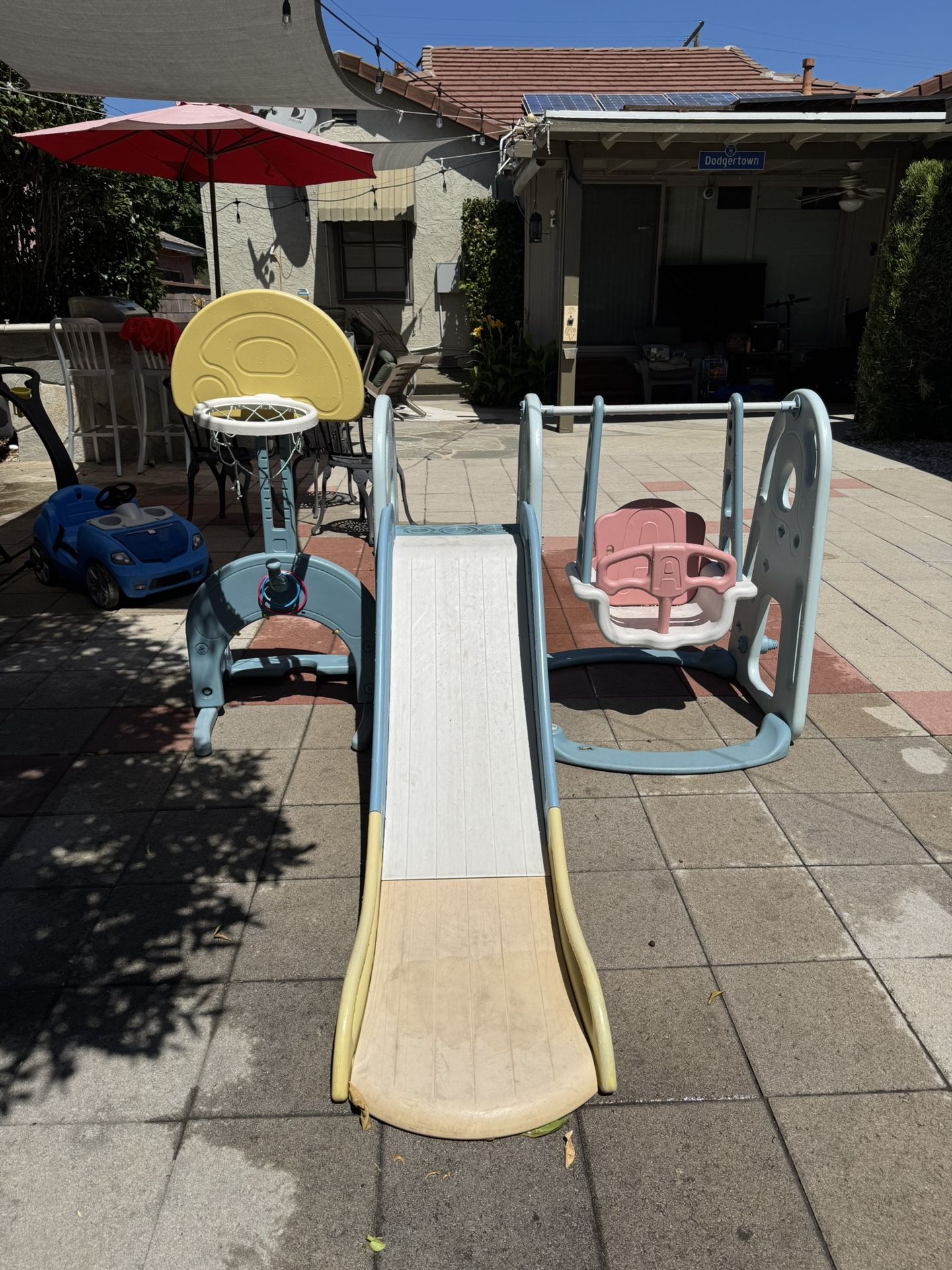 Slide And Swing Set