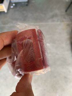 Microphone holder in red