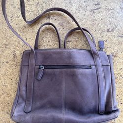 High-quality Brown Leather Shoulder Bag by TIG. TWO 