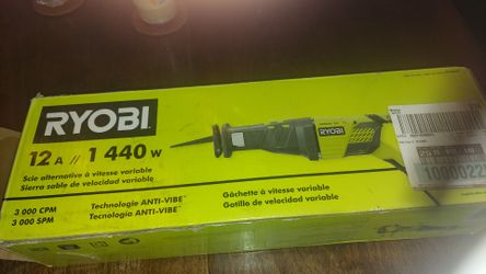 Ryobi 12amp Reciprocating saw