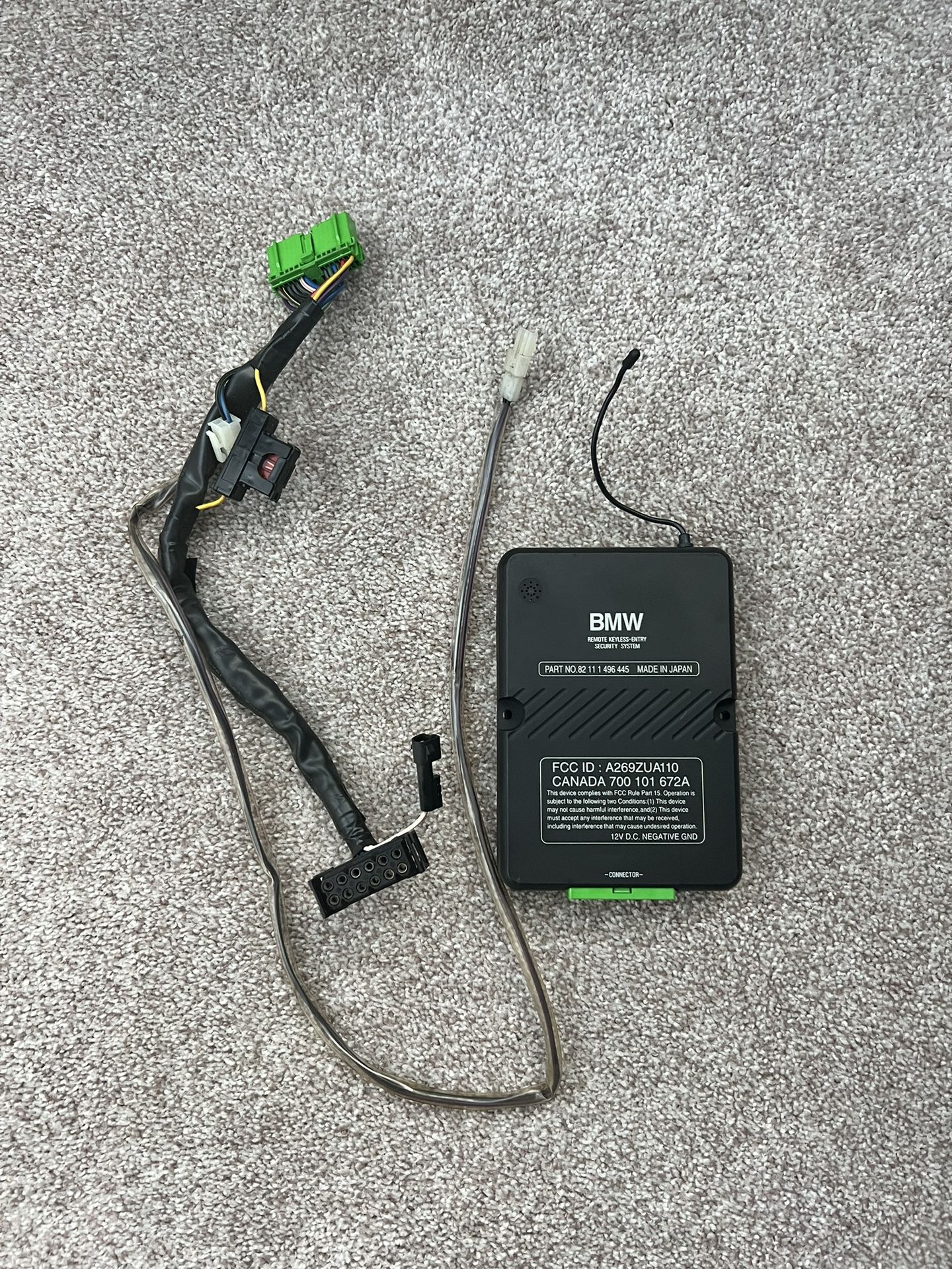 BMW E36 Remote Keyless Entry Security Alarm Module OEM (contact info removed)9445