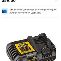 DEWALT 20-Volt Lithium-ion Power Tool Battery
Charger (Charger Included)
Item  #DCB1106
Shop DEWALT 