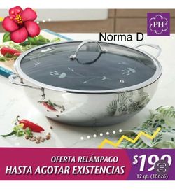 Cacerola de 12 “ antiadherente nueva en su caja 🌺Princess house 🌺