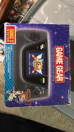 Sega Game Gear Sonic 2 System Bundle Box