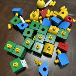 Educational Toy Wood Cube Set