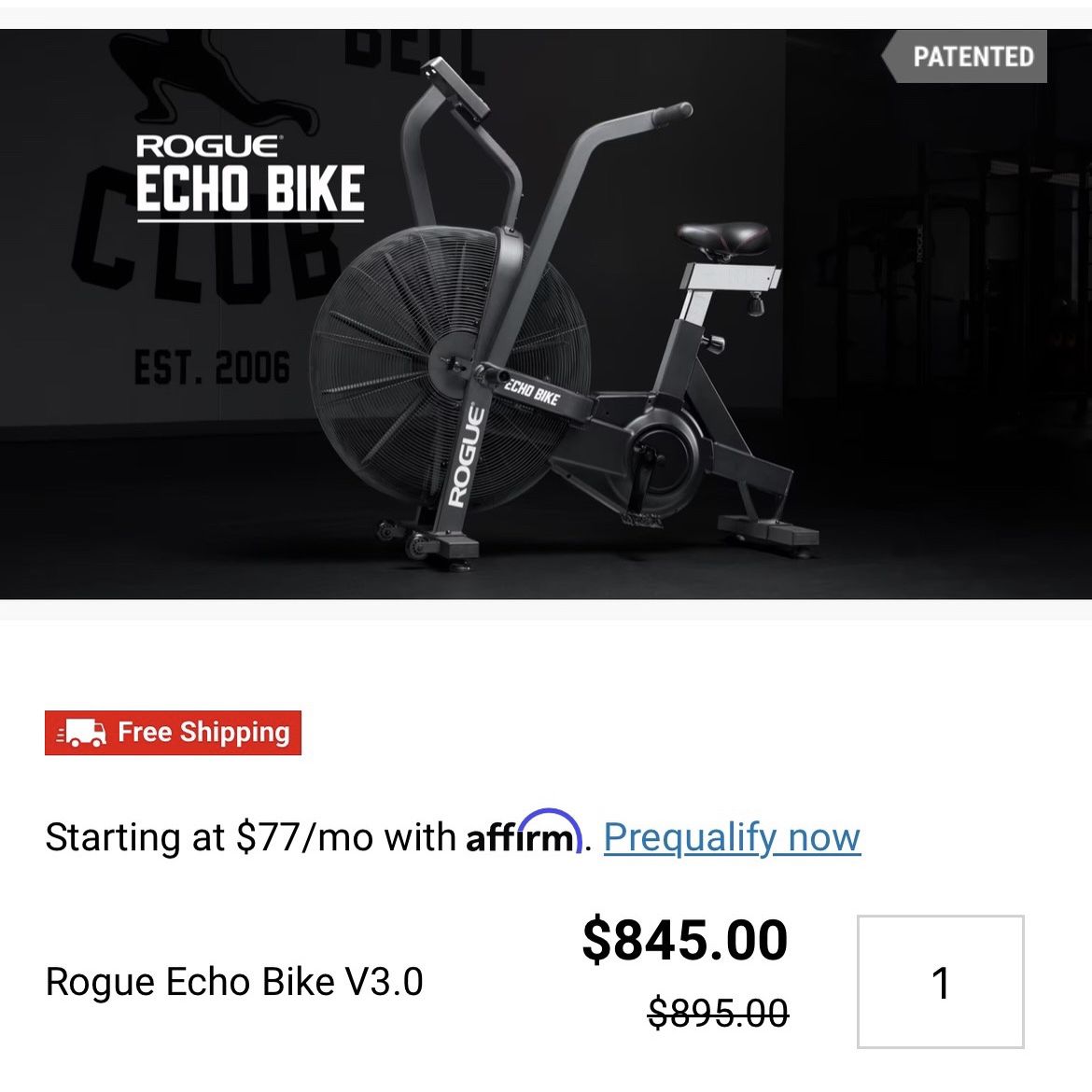 Rogue Echo Assault Bike 