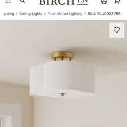 Semi Flush Mount Light