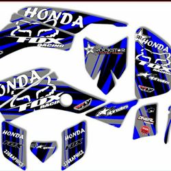 Honda 400ex Graphic Kit 