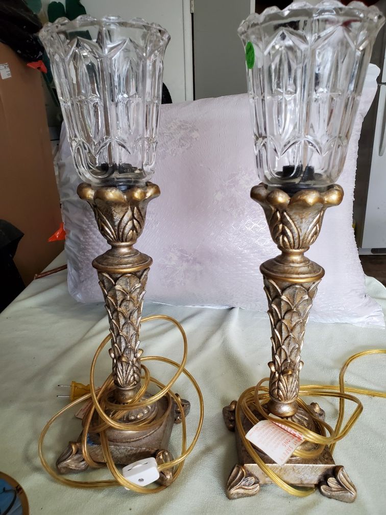 Electrical crystal lamps