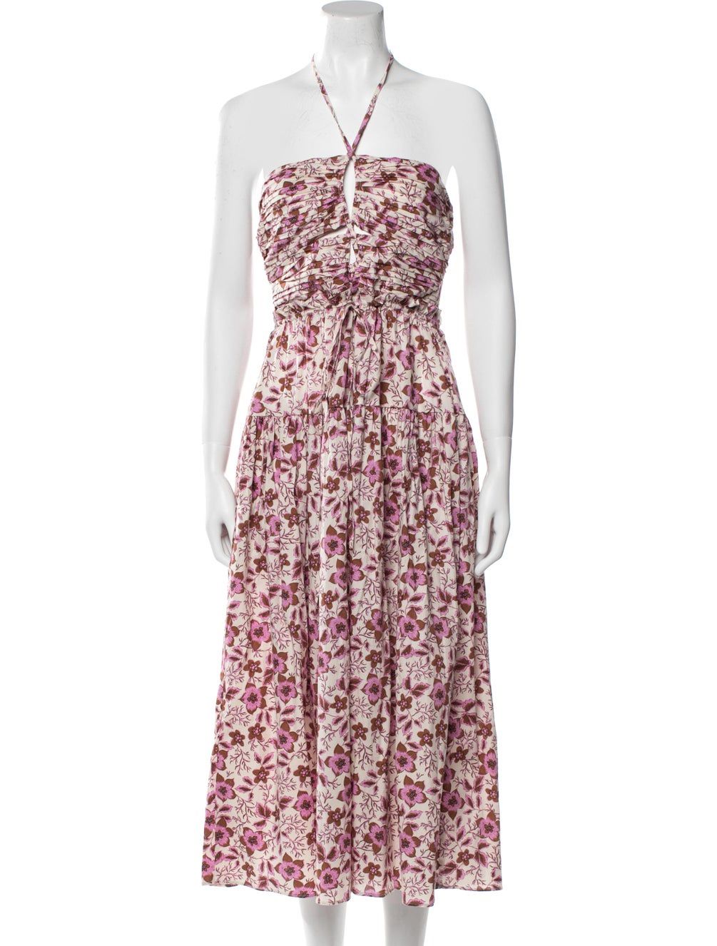 JASON WU Floral Print Midi Length Dress w/ Tags Size: XS