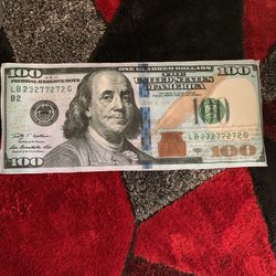 $100 Bill Rug 