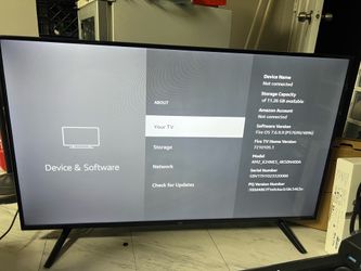Amazon Fire TV 4K UHD Smart - Like new with Alexa Voice Assistant