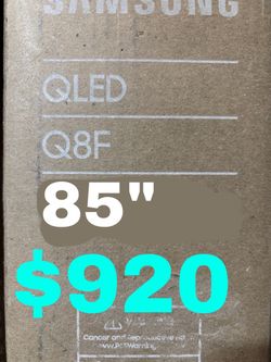 Samsung 85 QLED LED LCD 4K 120Hz TV, check my profile for more models